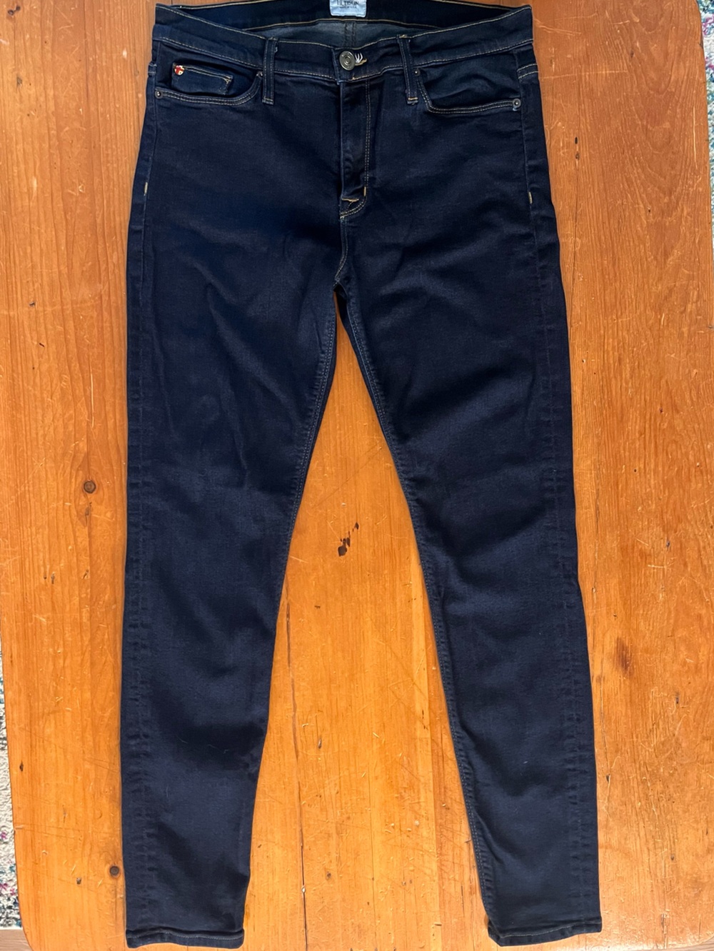 Hudson Nico Super Skinny Midrise Dark Indigo Jeans - Picture 1 of 8